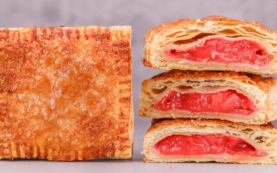 How to Make Flaky Strawberry & Rhubarb Pastries