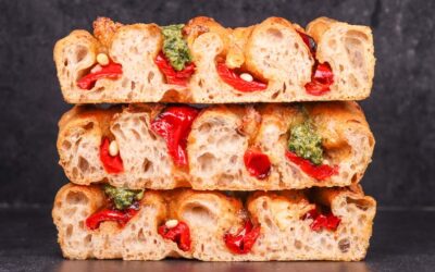 How to Make an Amazing Roasted Pepper & Garlic Focaccia