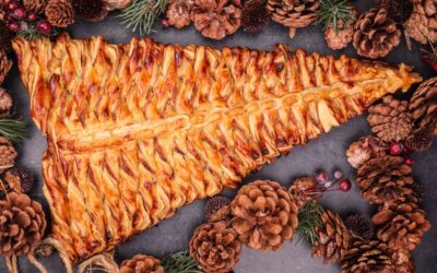 How to Make a Beautiful Filled Puff Pastry Christmas Tree