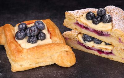 How to Make Blueberry Danishes with Handmade Laminated Dough